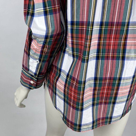 J Crew Classic-fit Cotton Poplin Shirt Women 4 NWT $90 Long Sleeve Button-Up - Picture 7 of 10